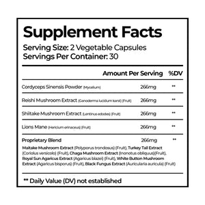 Mushroom Complex 10 X