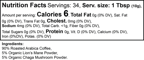 Vitality Mushroom Coffee (Medium Roast)
